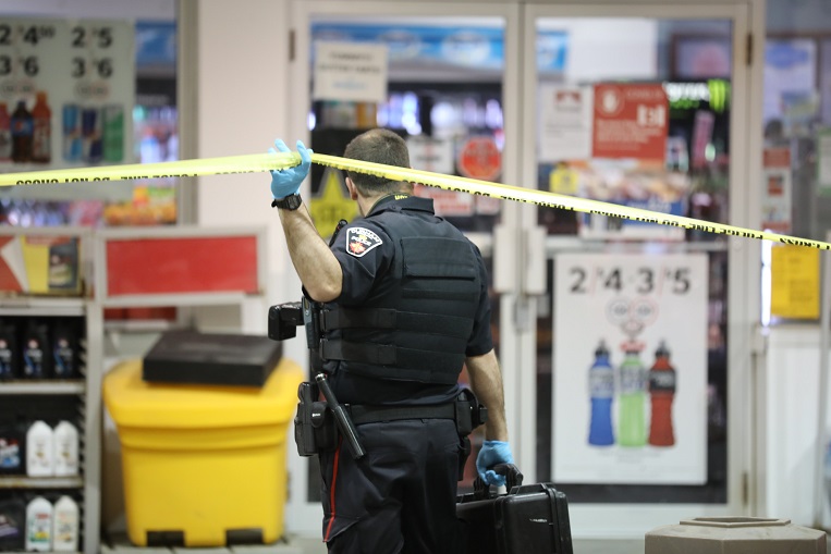 Manhunt underway after gas station robbed at gunpoint - Durham Post