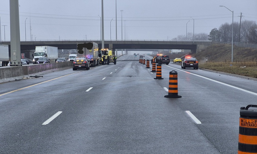 OPP releases pictures from Highway 401 crash - Durham Post