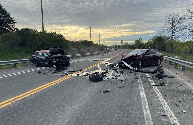 Highway crash injures two drivers + 13 vehicles off roads - Durham Post